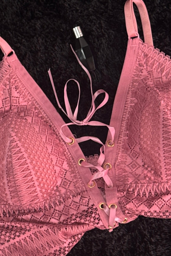 Missy's Lace Bralette, Mauve