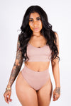 Vicky Bralet Set, Tan