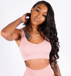 Vicky Bralette Set, Salmon