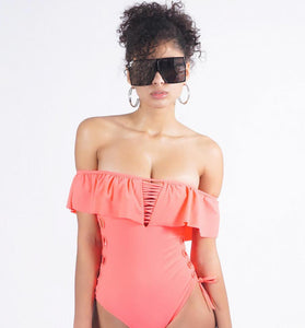 Bondi Beach One Piece, Salmon