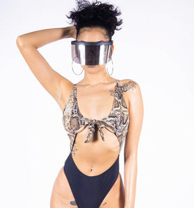 Hidden Beach Monokini, Brown