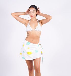 Heather's Wrap, White