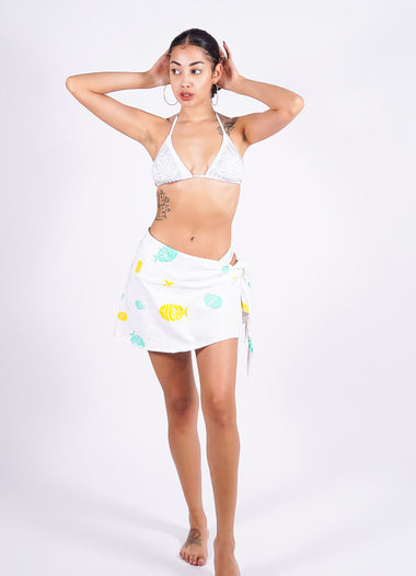 Heather's Wrap, White