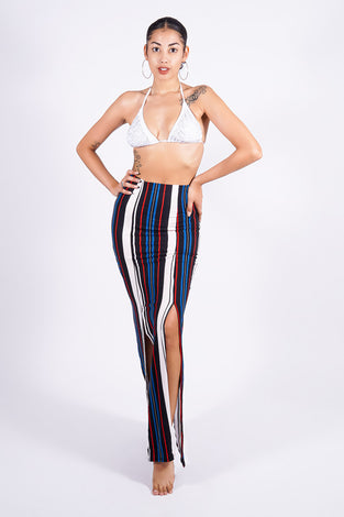 Roxanne's Maxi Beach Skirt, Multicolor