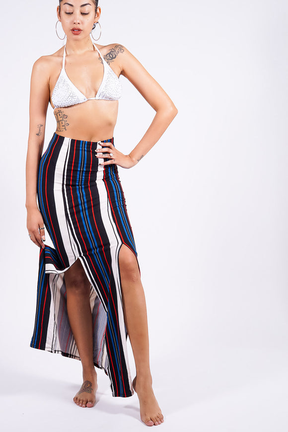 Roxanne's Maxi Beach Skirt, Multicolor
