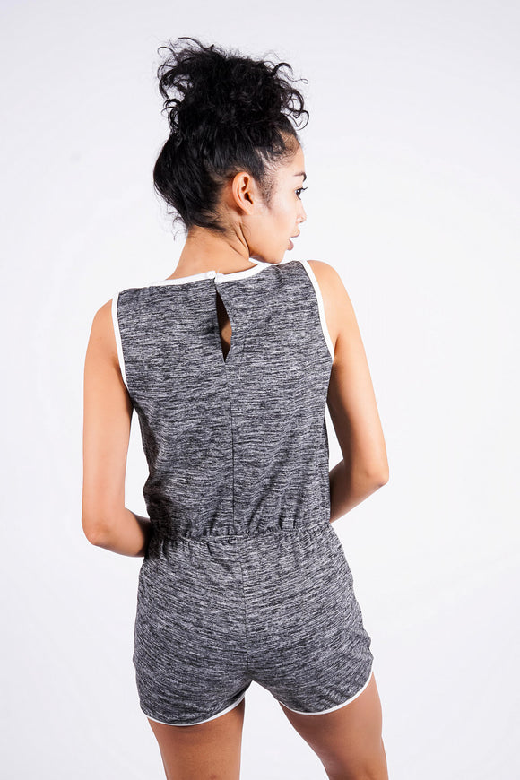 Sheline's Lounge Romper, Melange