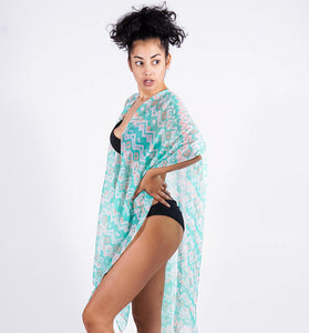 Rosa's Wrap, Turquoise