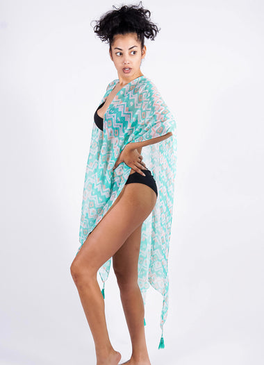 Rosa's Wrap, Turquoise