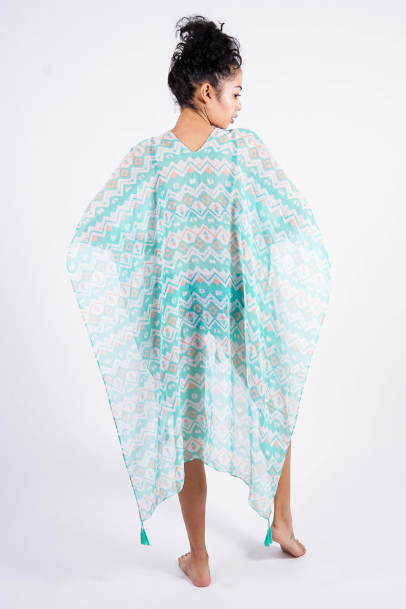 Rosa's Wrap, Turquoise