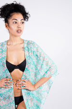 Rosa's Wrap, Turquoise