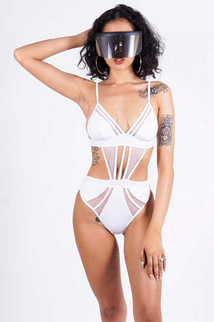 Essaouira Beach Monokini, White
