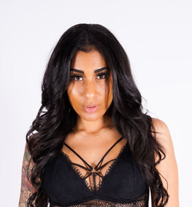 Bella's Lace Bralette, Black