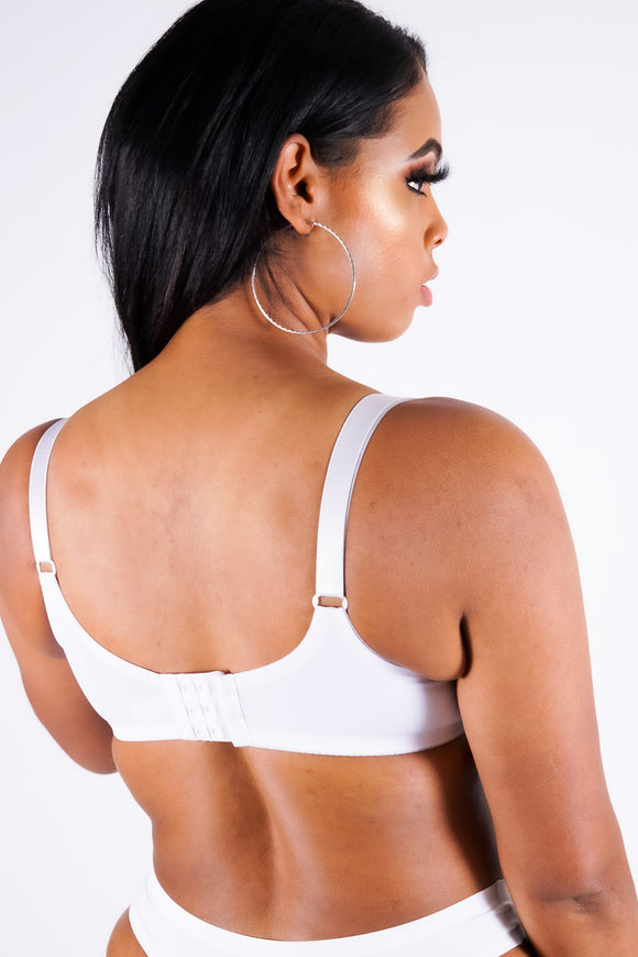 Melissa's Bra, White