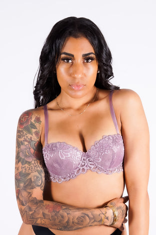Jackie's Lace Bra, Mauve