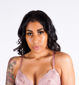 Carla's Lace Push-Up Bra, Mauve
